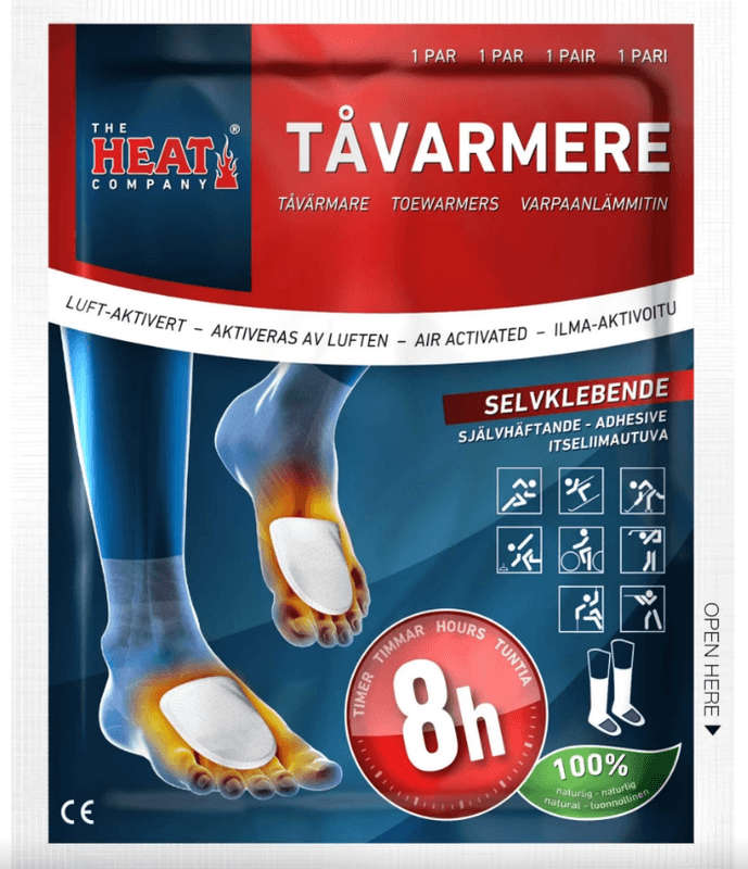The Heat Tåvarmer 5 par