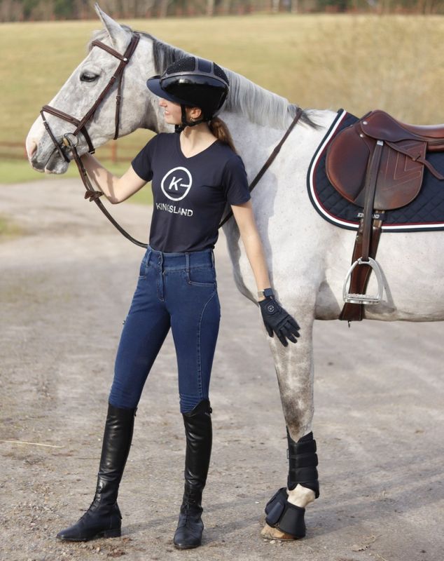 KL Kayce denim ridebukse Full grip str 34