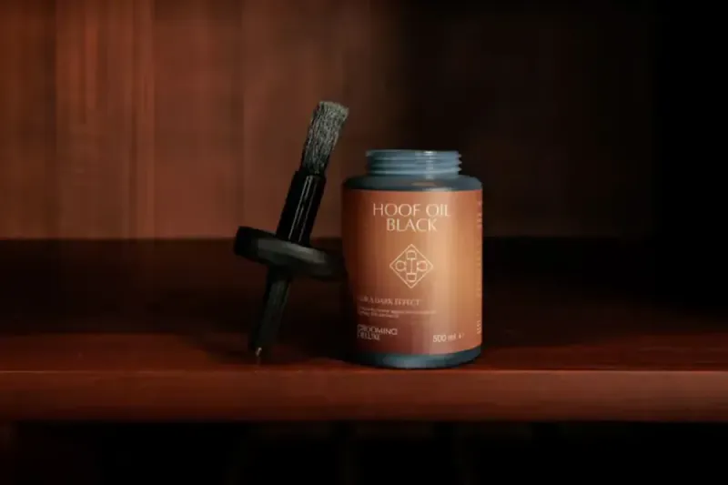 Grooming Deluxe Hoof Oil Shine, svart. 